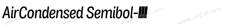 AirCondensed Semibol字体转换